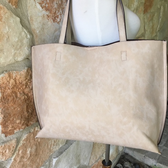 NWT Anthropologie Alice Springs Tote in Tan - Picture 4 of 8